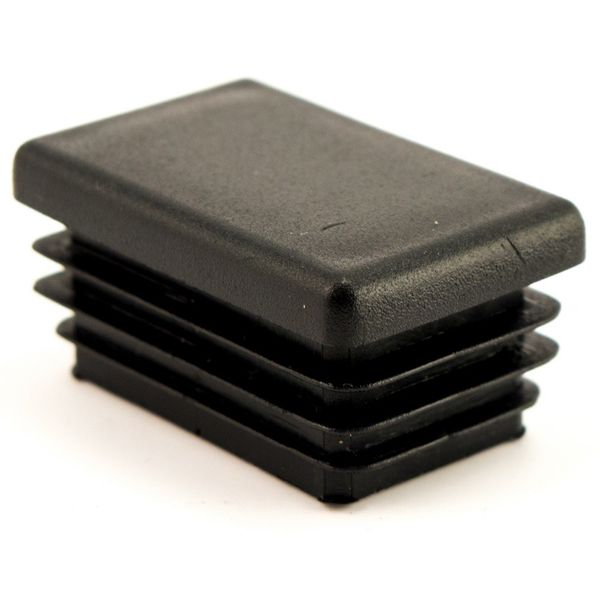 Dangteliai stačiakampiams profiliams (40x25x2mm) 305-40252-40, juoda
