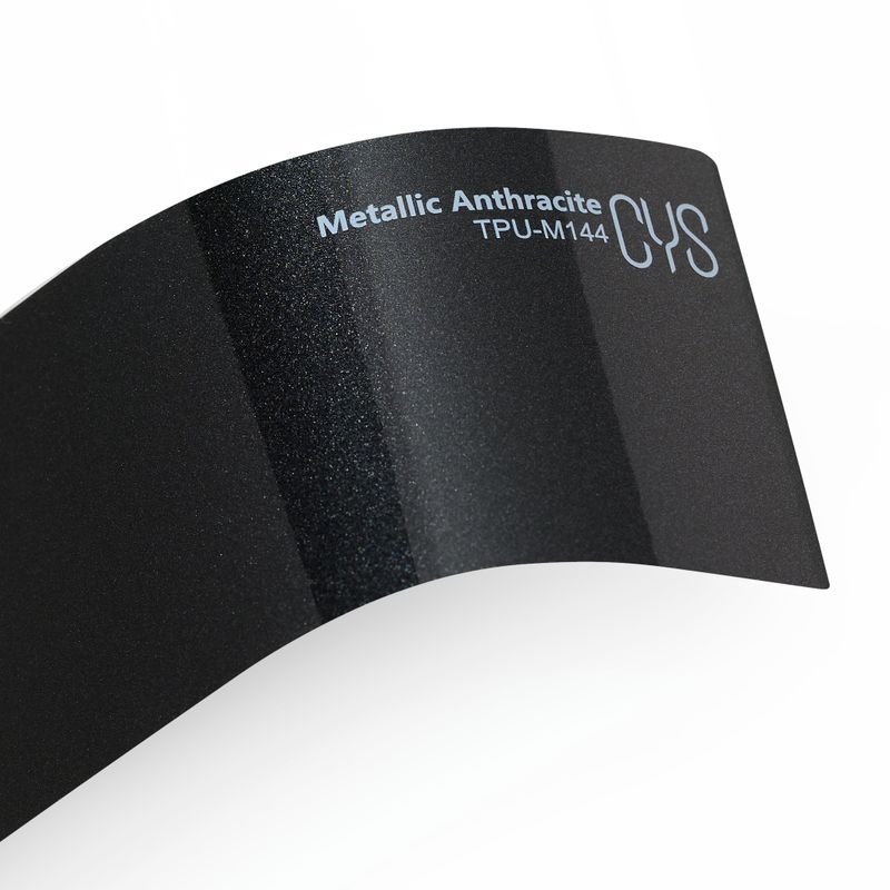 Lipni plėvelė CYS Metallic Anthracite 971 TPU-M144, metalikas