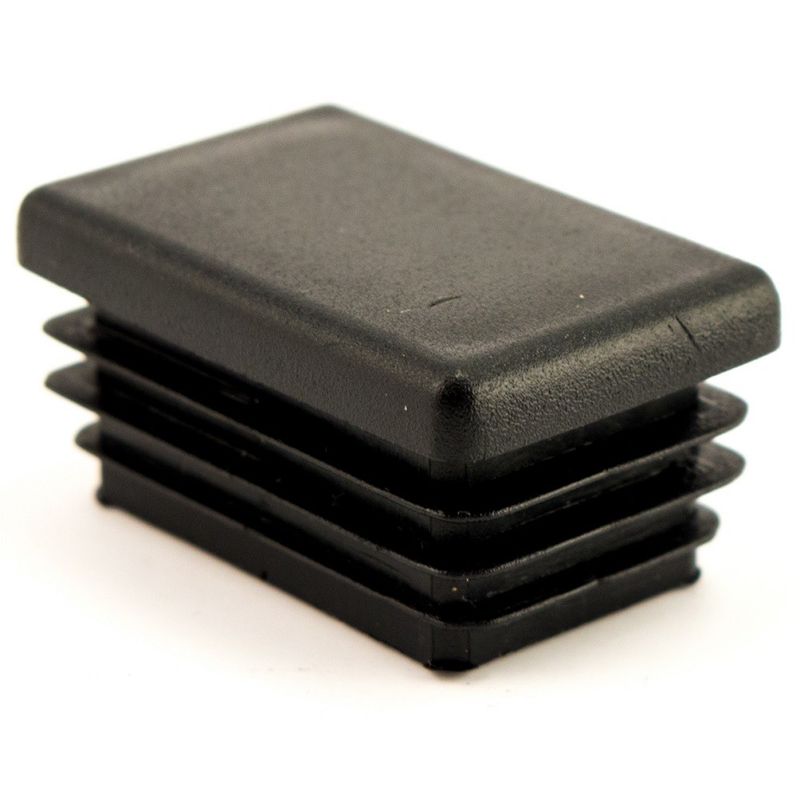 Dangteliai stačiakampiams profiliams (40x25x2mm) 305-40252-40, juoda