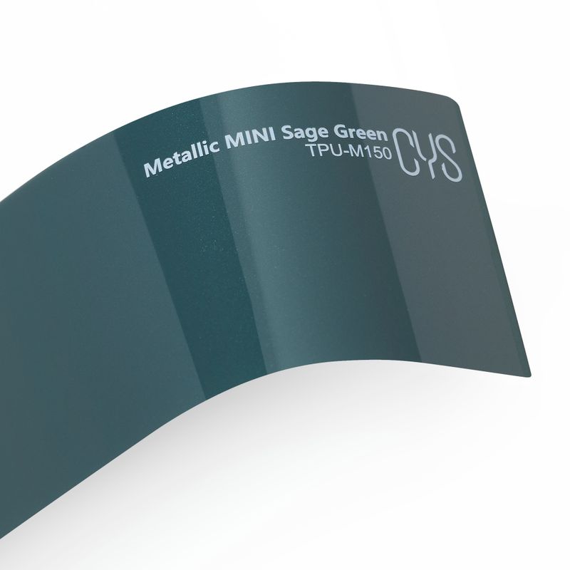 Lipni plėvelė CYS Metallic MINI Sage Green 971 TPU-M150, metalikas