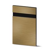 Graviravimo plokštė Rowmark LaserMax LM 922874, (1238x610x1,5 mm) be UV bronza/juoda