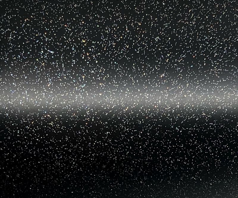 Lipni plėvelė Oracal 970RA-905M Black Galactic Gold, matinė