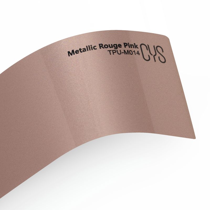 Lipni plėvelė CYS Metallic Rouge Pink 971 TPU-M014, metalikas