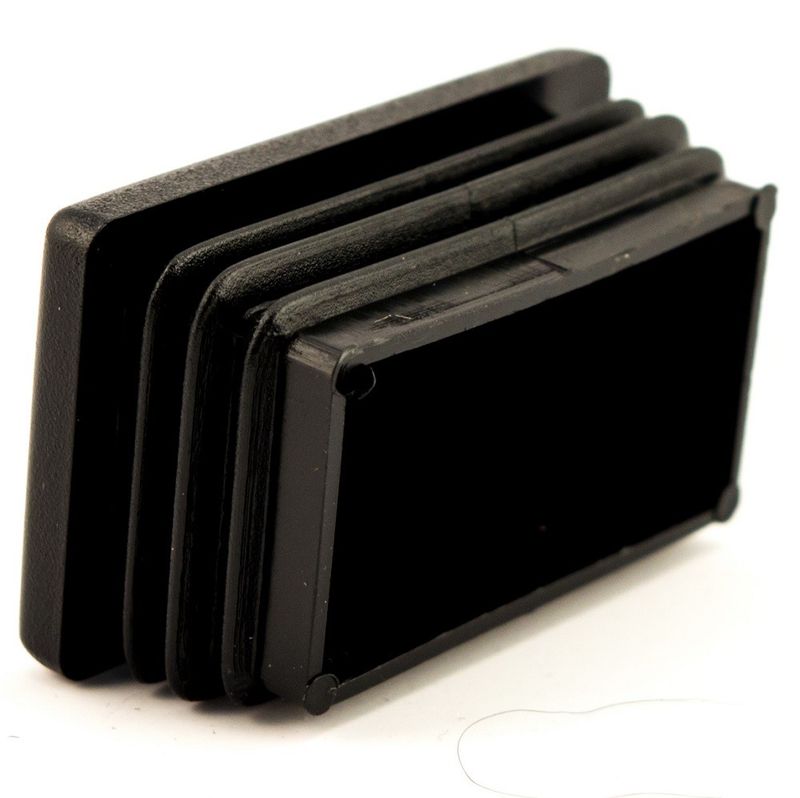 Dangteliai stačiakampiams profiliams (50x30x2mm) 305-50302-40, juoda