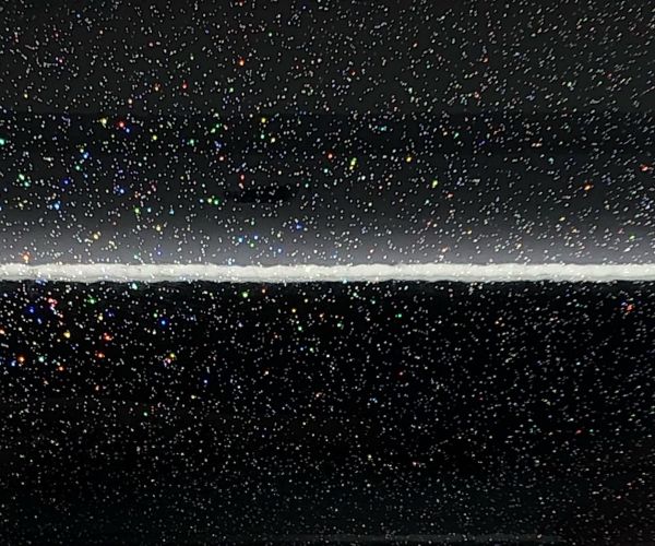 Lipni plėvelė Oracal 970RA-905G Black Galactic Gold, blizgi