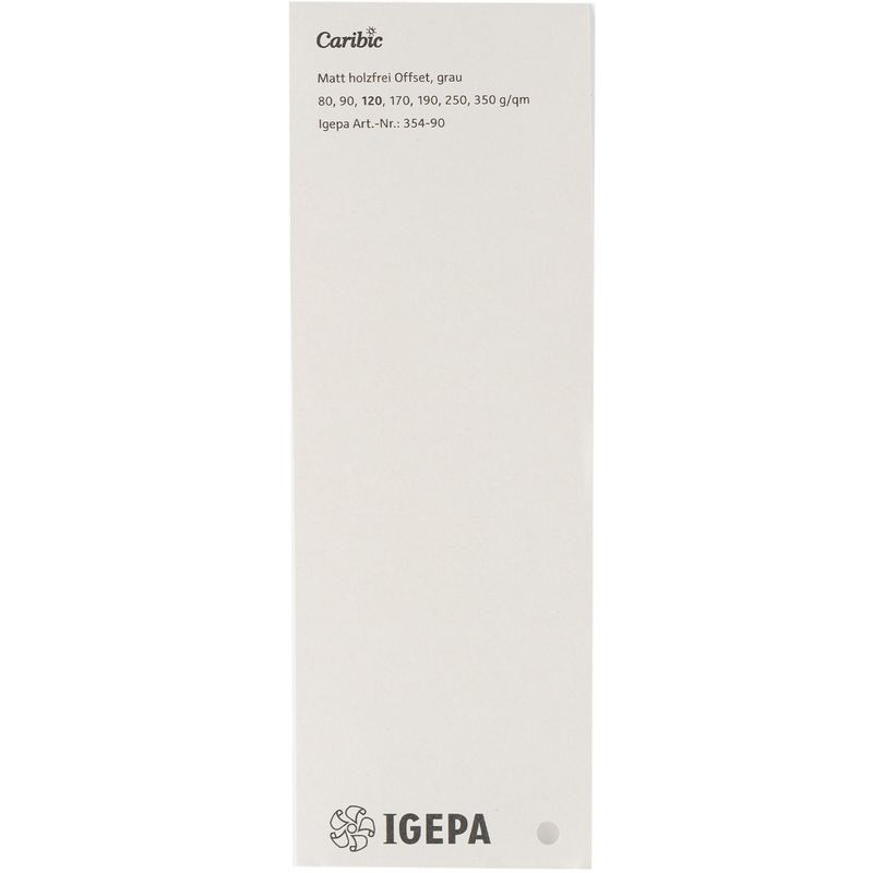 Spalvotas popierius Caribic Nr.90 250g/m2 65x92 cm (šv.pilka)