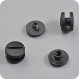 Plastmasiniai varžtai knygoms, d-5mm, ilgis 3.5mm (juodi)