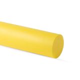 PUR Poliuretano strypas (500x130mm) 85 ShA 9,35 kg/vnt geltonas