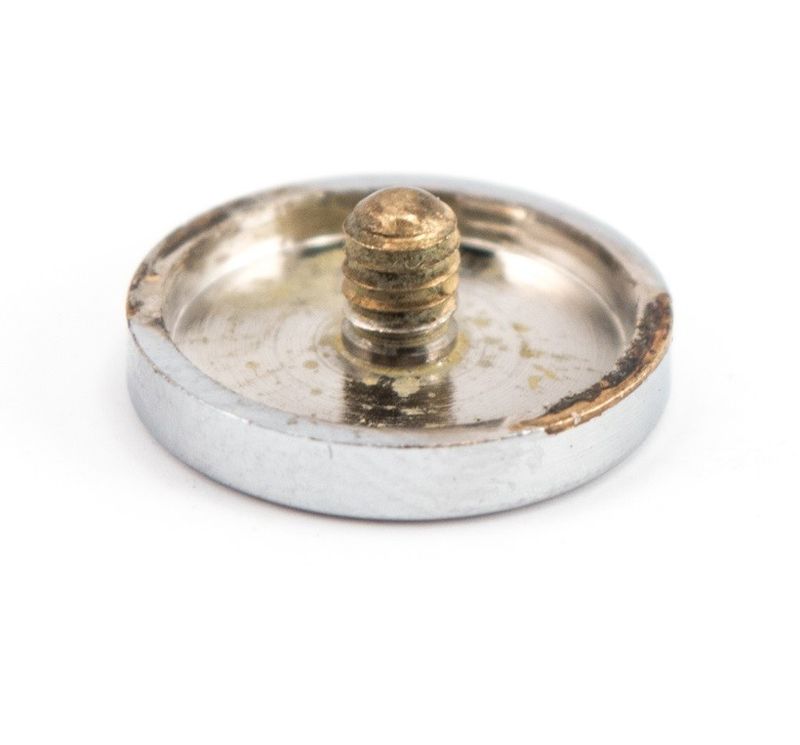 Metalfix galvutė 13x2mm chromo spalvos varžtui su vidiniu sriegiu