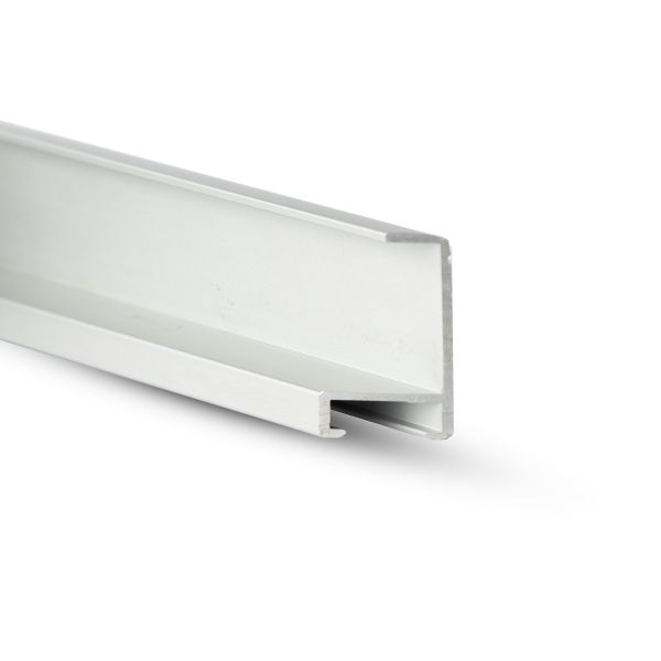 Aliuminis profilis rėmeliams 22-004 ilgis 3040mm, 1101067 sidabrinė matinis