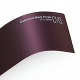 Lipni plėvelė CYS Dark Black Purple Matt 971 TPU-SM85, matinė