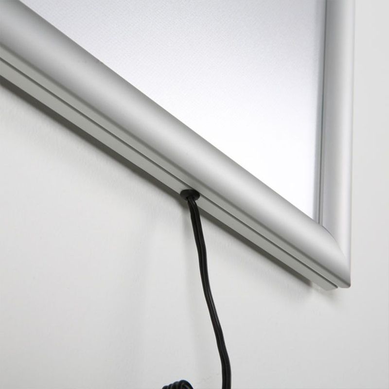 Aliumininis Click MT SMART Best Buy 25mm šviečiantis LED rėmelis A1 vienpusis