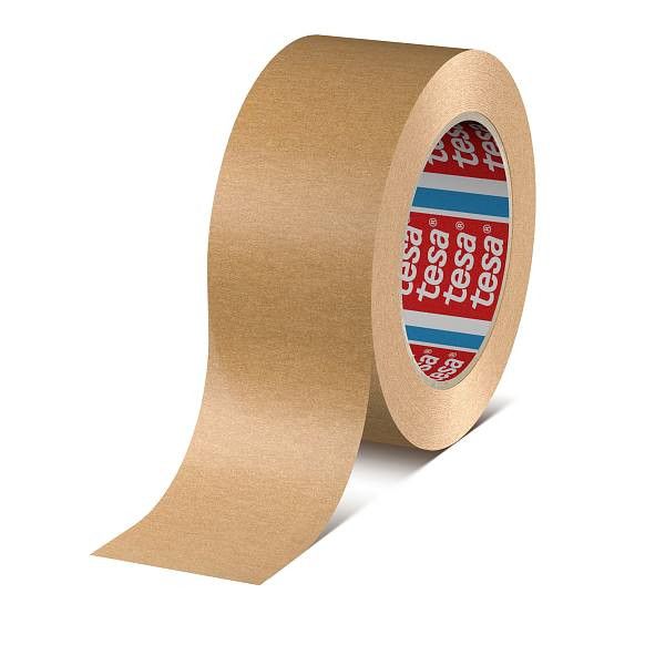 Pakavimo juosta Tesa 4713 krepas, natūr. kaučiukas ruda (50mm x 50m)