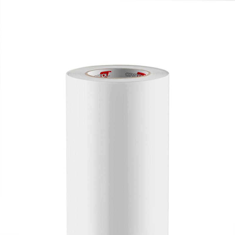 Monomerinė PVC plėvelė ORAJET 3164-10G balta, blizgi (Ritinys 1,05x50 m)