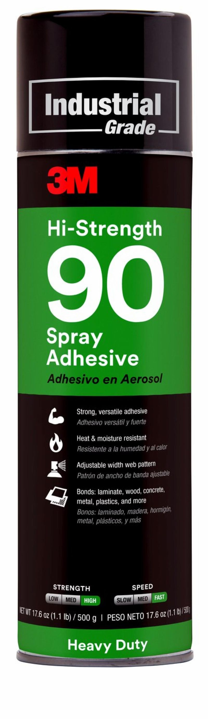 3M Spray 90 purškiami aerozoliniai klijai, (plastikui, metalui, medžiui) 500ml