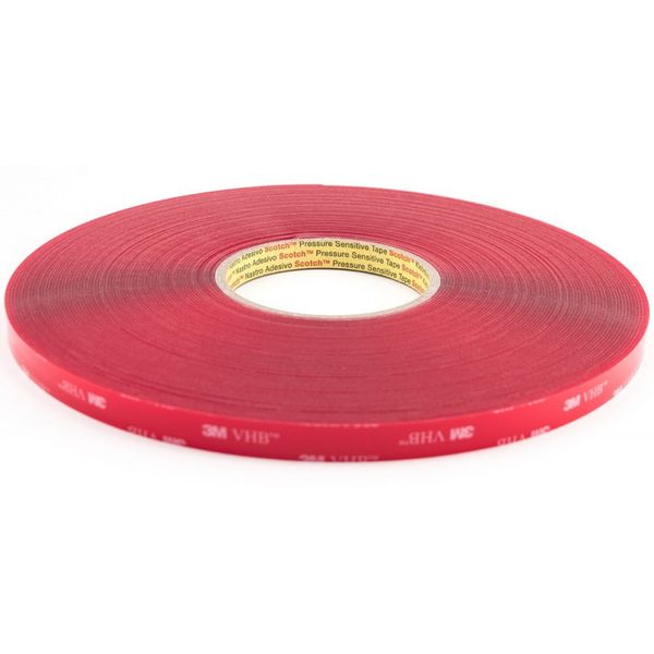 Dvipusė lipni skaidri juosta 3M 4910 VHB (6mm x 4,5m) su priedais
