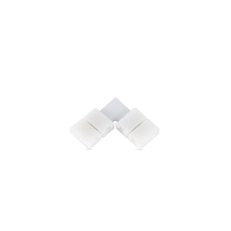 Led jungtis dviguba 90* kampo (8mm) pločio vienspalvei LED LED-CON-L8