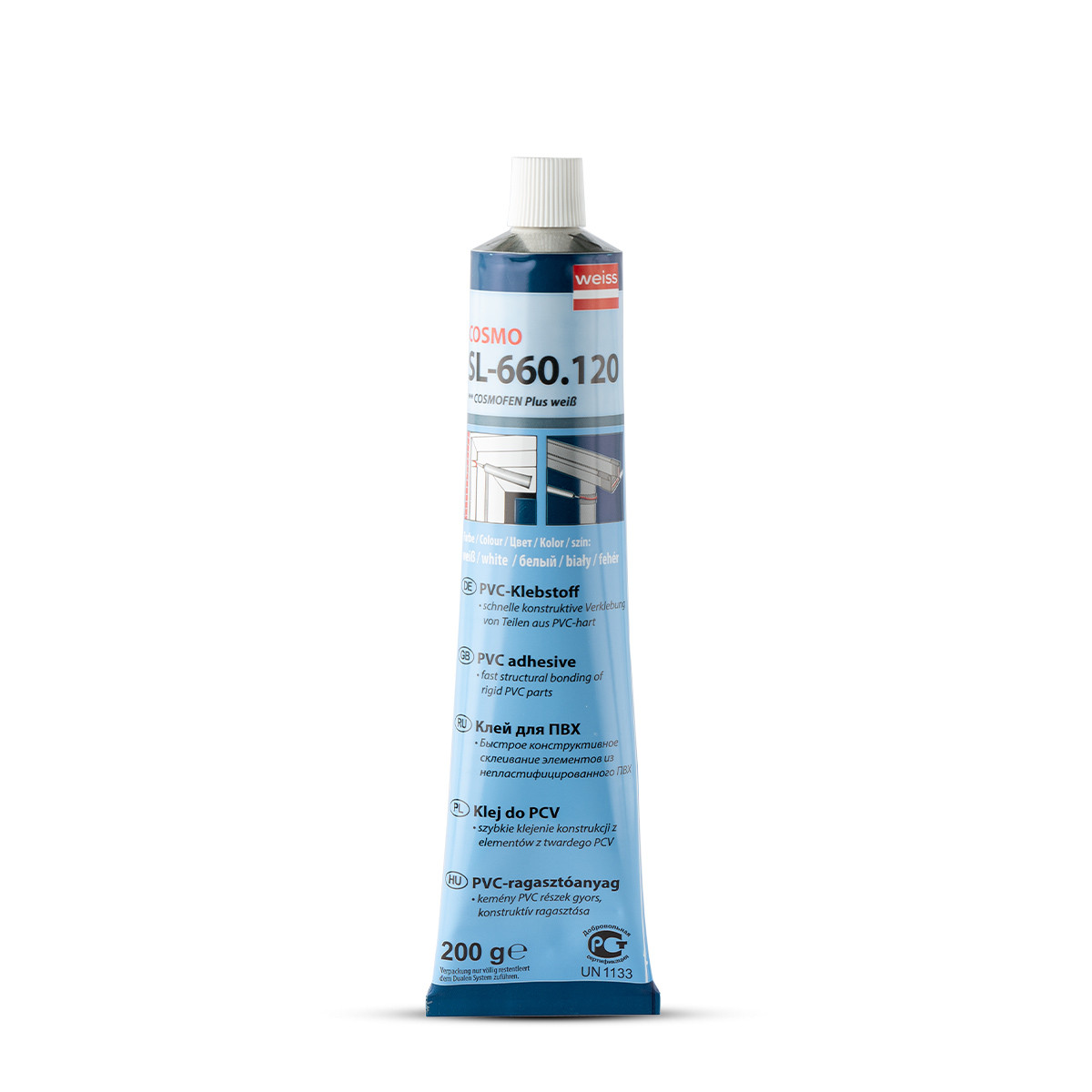 Balti klijai Cosmofen SL-660.120 HV, 200g