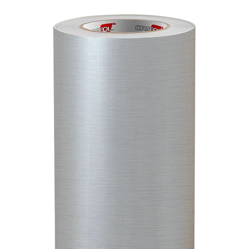 Lipni plėvelė Oracal 352-907G Chrome brushed, raižyta