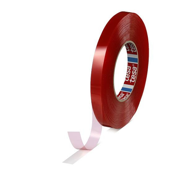 Lipni dvipusė juosta Tesa 04965 FL plona skaidri (9mm x 50m)