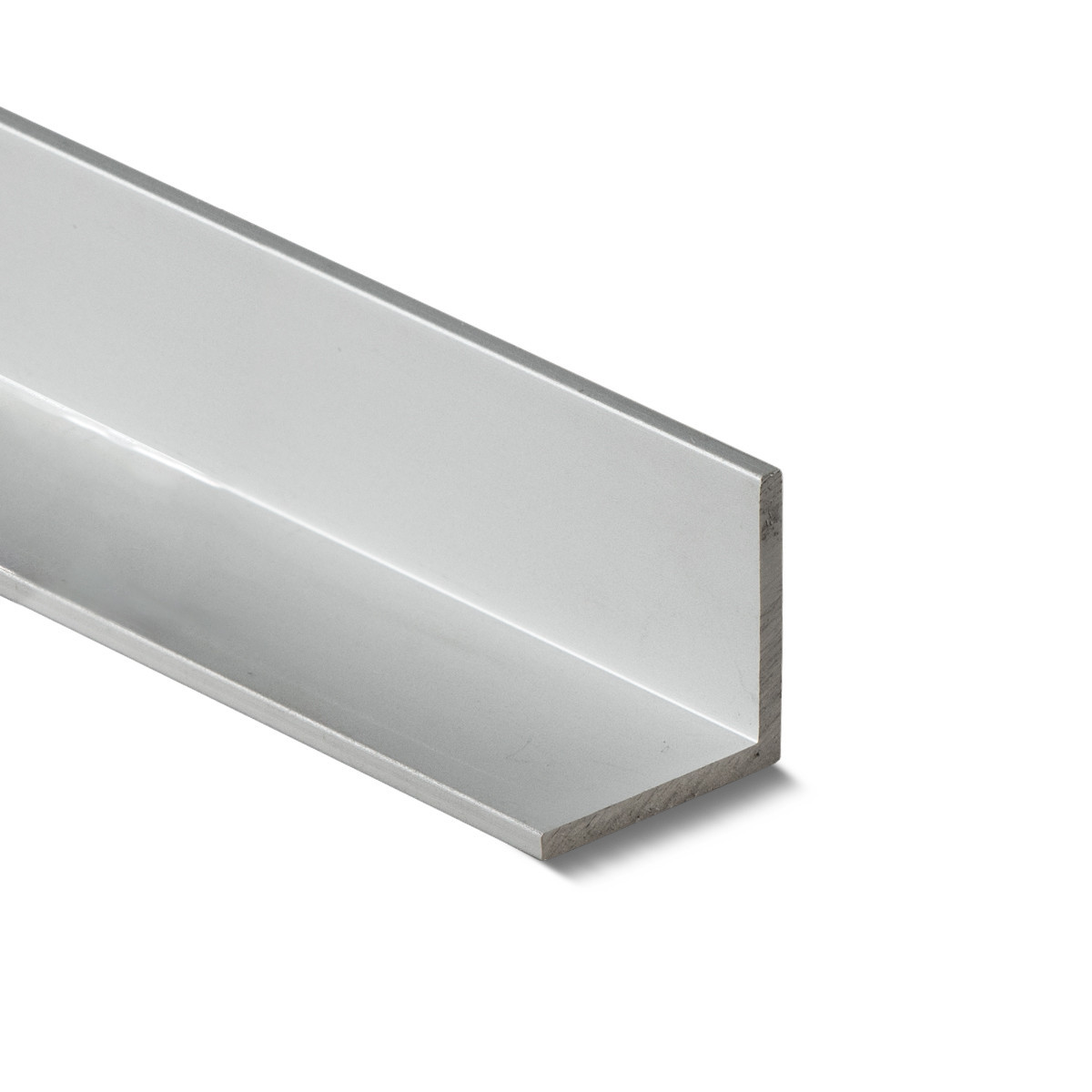 Aliuminio profilis L (25x25x2mm) A-8018 anoduotas