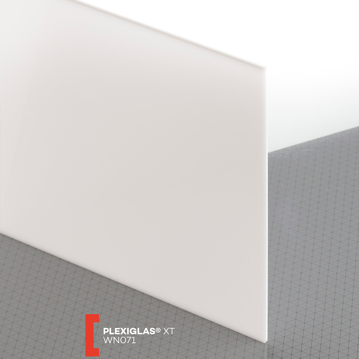 Plexiglas XT (3050x2050x2mm) WN071 balta