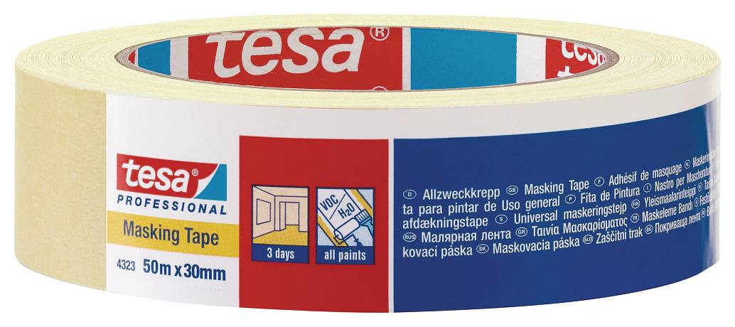 Apsauginė dažymo juosta Tesa 4323 (30mm x 50m)