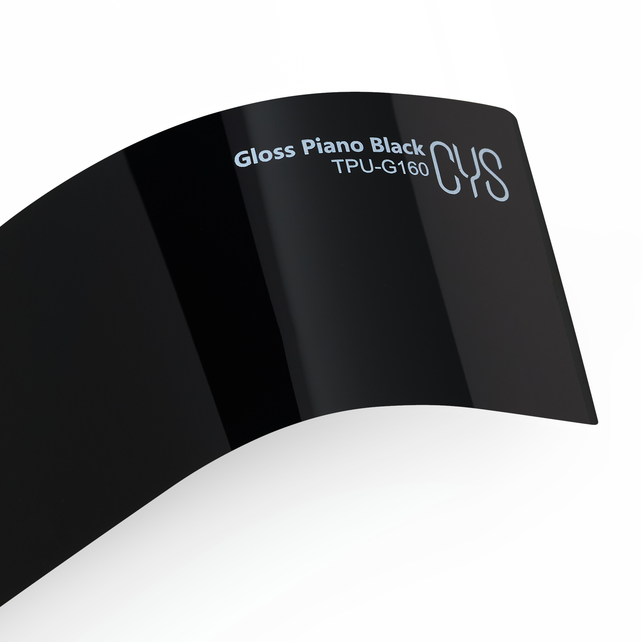 Lipni plėvelė CYS Gloss Piano Black 971 TPU-G160, blizgi