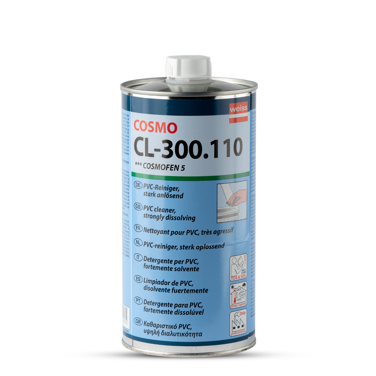 Stiprus valiklis Cosmofen 5 PVC CL-300.110, 1000ml