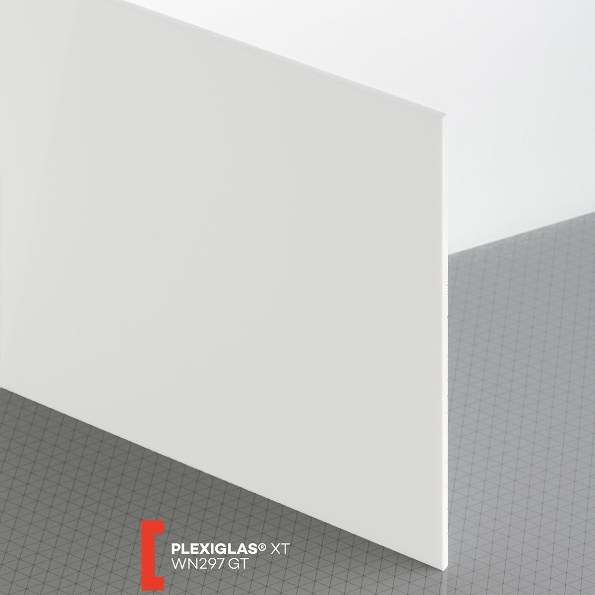 Plexiglas XT (3050x2050x5mm) WN297 pieno balta (02970)