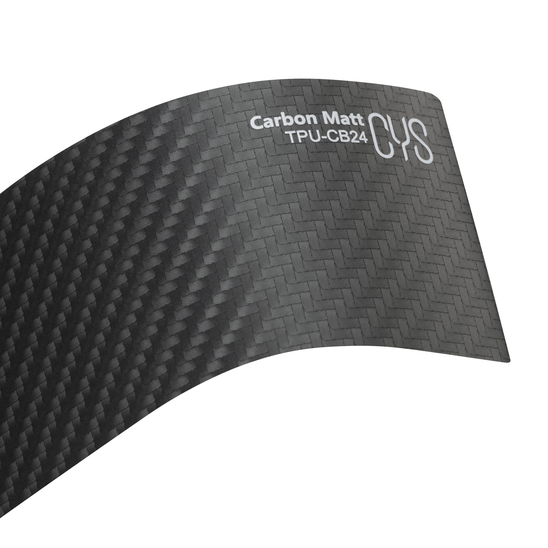 Lipni plėvelė CYS Carbon Matt 971 TPU-CB24, matinė