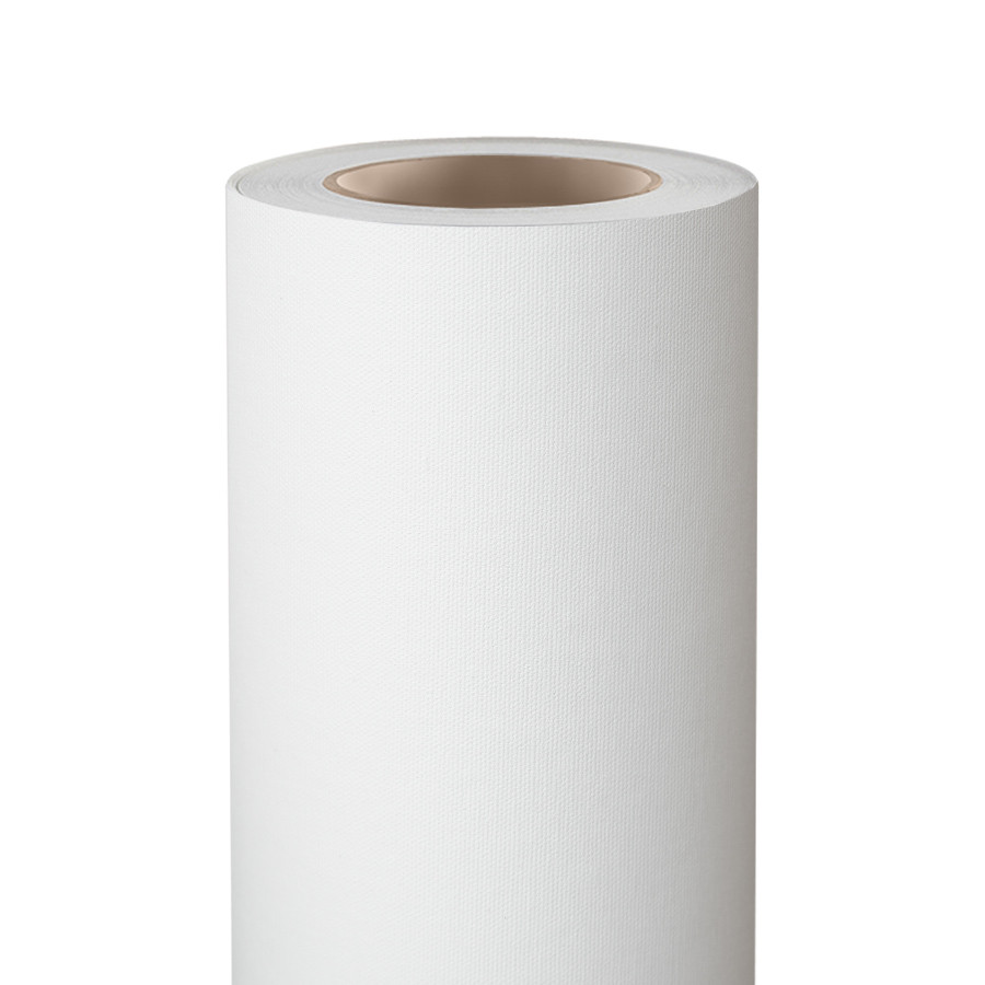 Drobė TL1444 340 g/m2 (Sol, UV) balta, matinė (Ritinys 1,52x20 m)