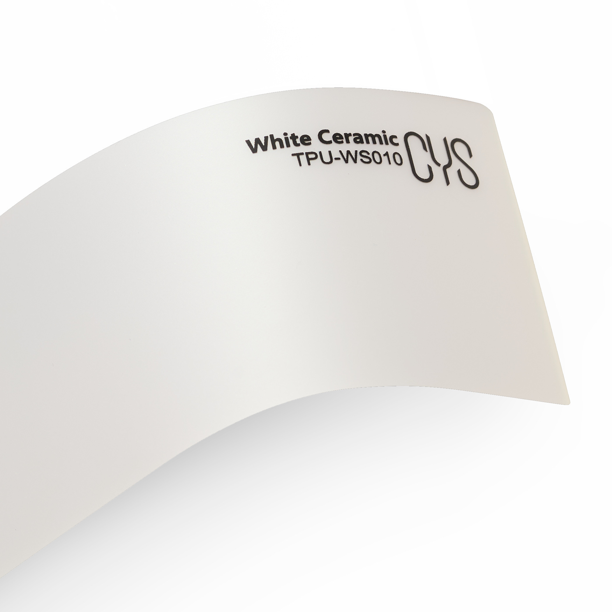 Lipni plėvelė CYS White Ceramic Matt 971 TPU-WS010, matinė