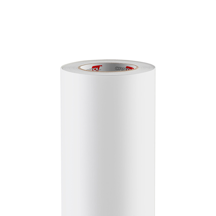 Monomerinė PVC plėvelė ORAJET 3162X-10M balta, matinė (Ritinys 1,05x50 m)