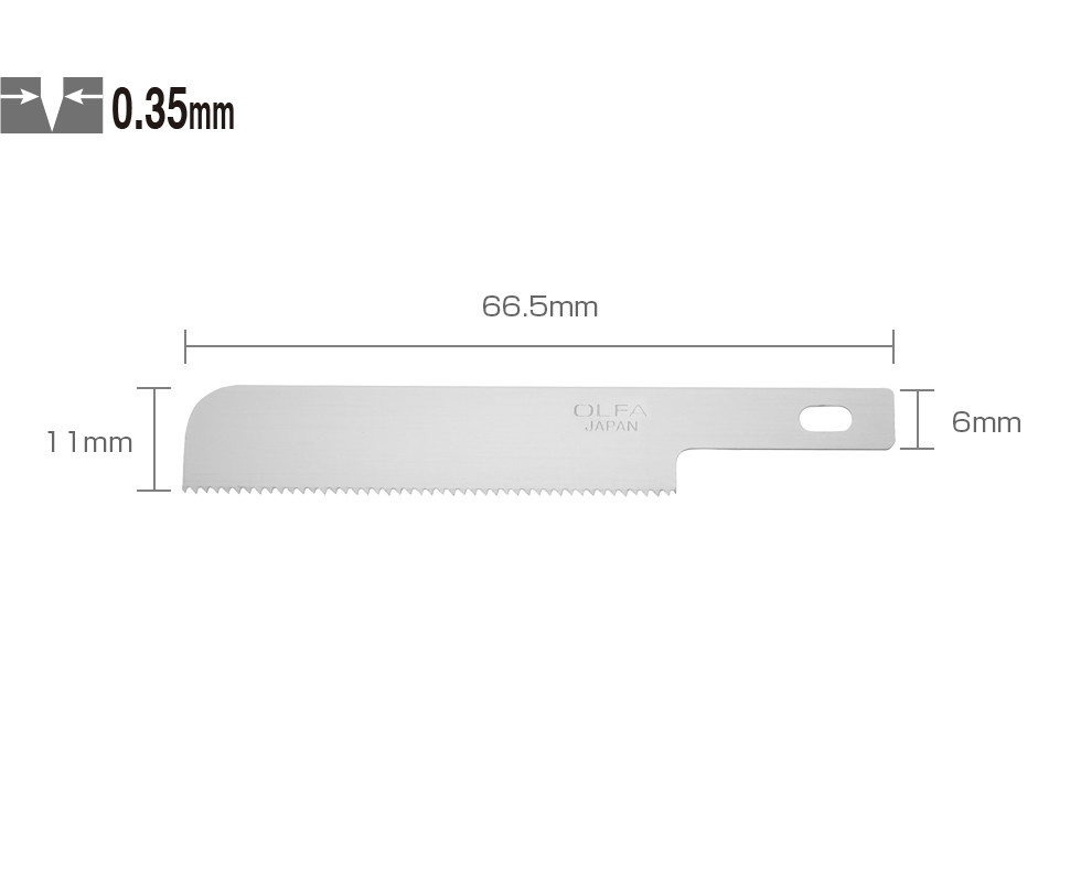 Geležtės KB4-WS/3  skalpeliui AK-4   6mm 3 vnt.