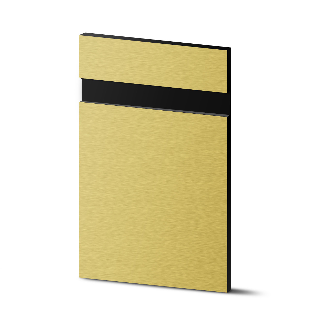 Graviravimo plokštė Rowmark Standard Metals SM 522734 (1238x610x1,5 mm) be UV auksinė/juoda