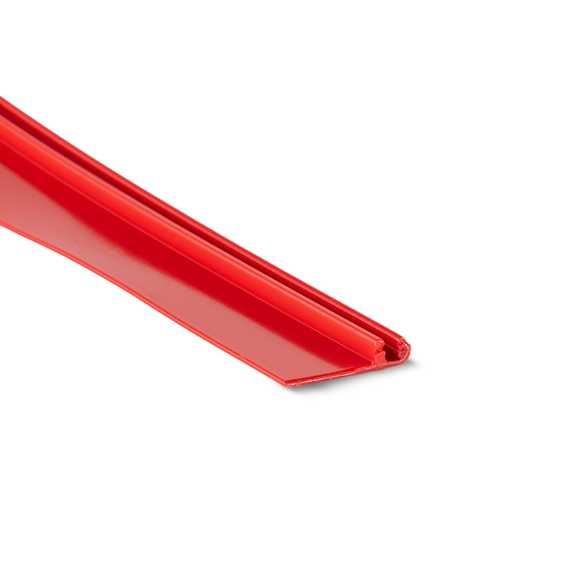 Plastikinis kantelis SignTrim 273 3mm F, šviesiai raudona ~RAL3020 (50m ritinys)