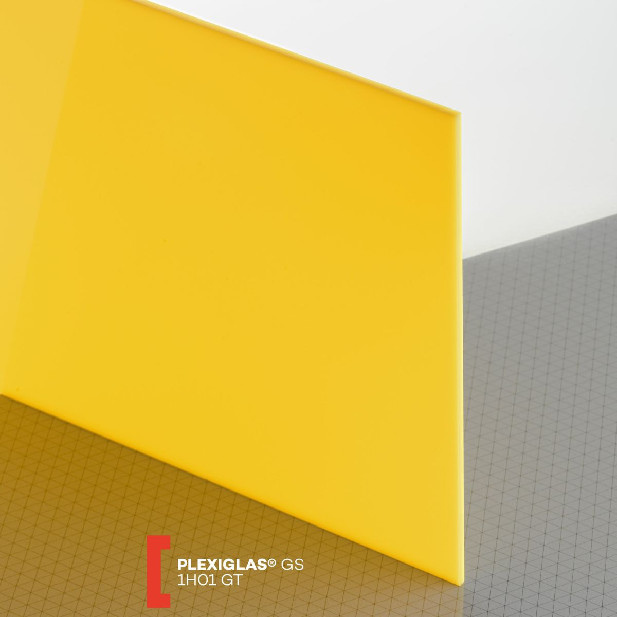 Plexiglas GS (3050x2030x3mm) 1H01 geltona