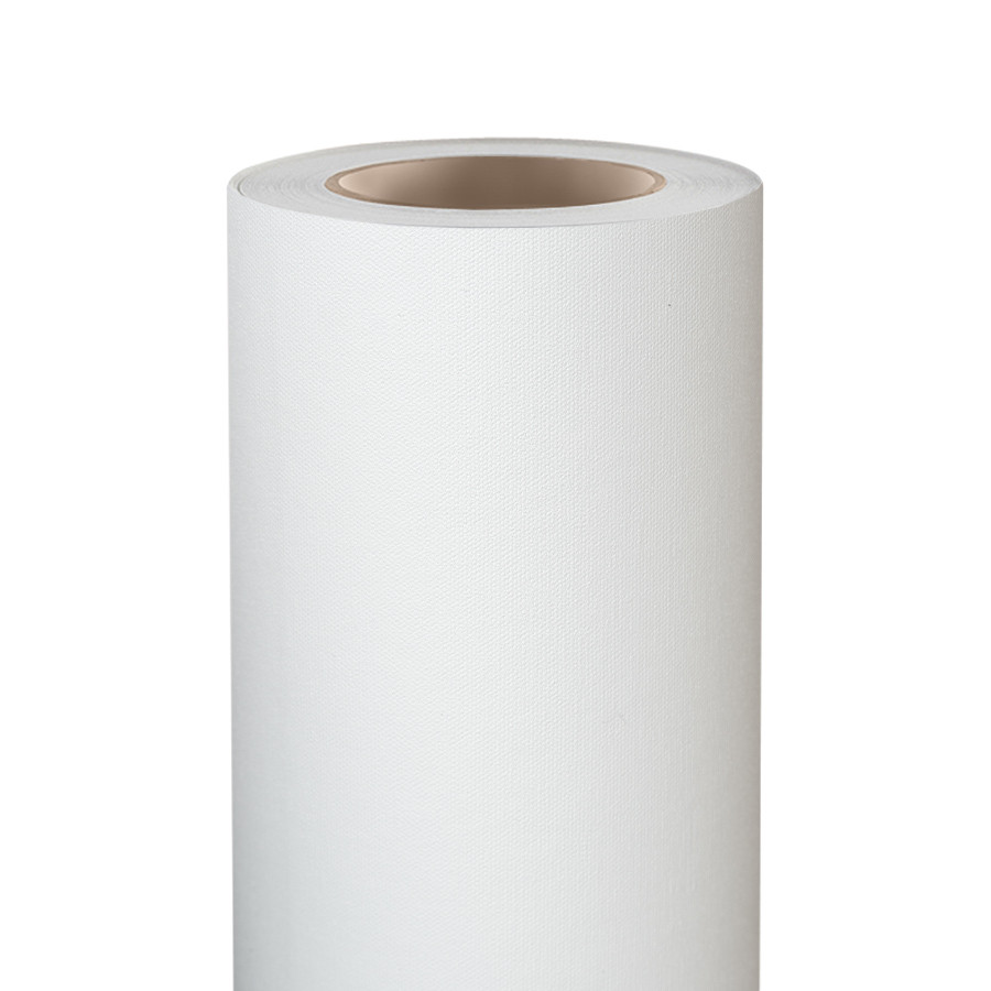 Drobė TL1419 340 g/m2 (Sol, UV) balta, pusiau blizgi (Ritinys 1,37x20m)