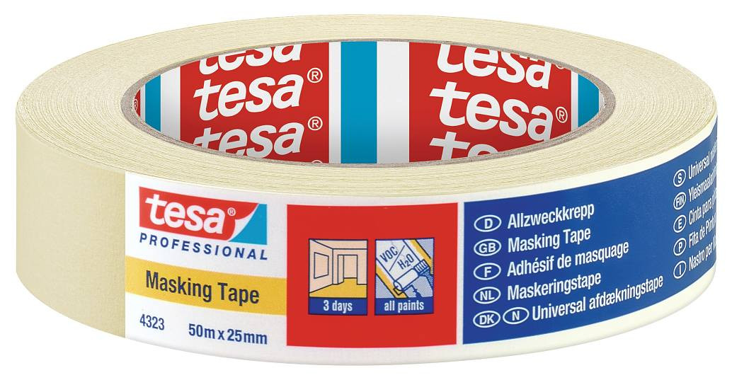 Apsauginė dažymo juosta Tesa 4323 (25mm x 50m)