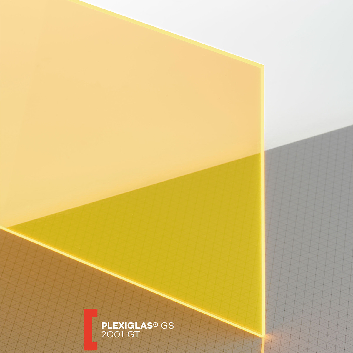 Plexiglas GS (3050x2030x3mm) 2C01 oranžinė fluor (2465)
