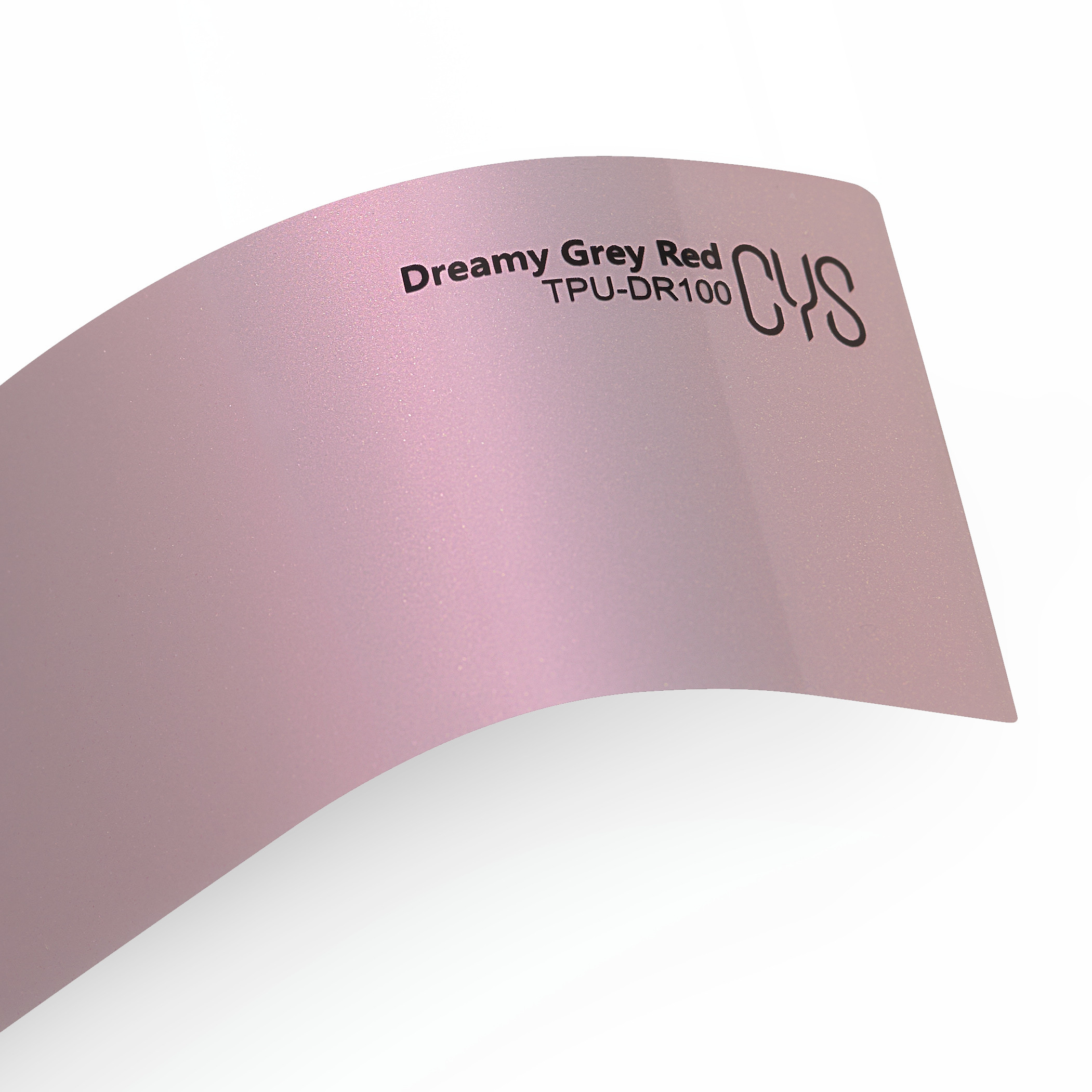 Lipni plėvelė CYS Dreamy Grey Red 971 TPU-DR100, blizgi
