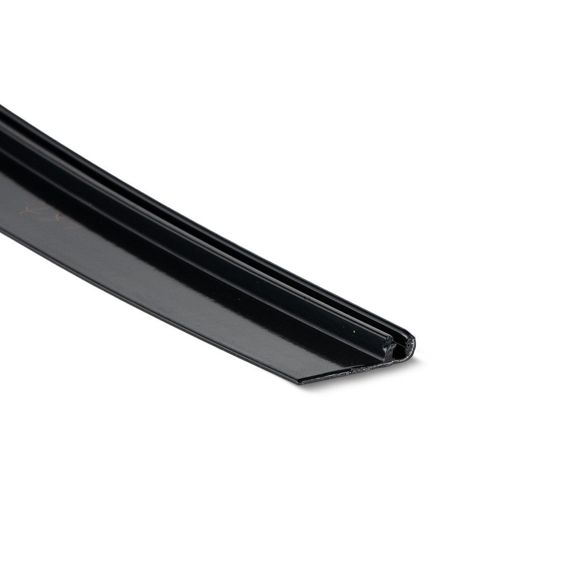 Plastikinis kantelis SignTrim 785 3mm F, juoda ~RAL9005 (50m ritinys)