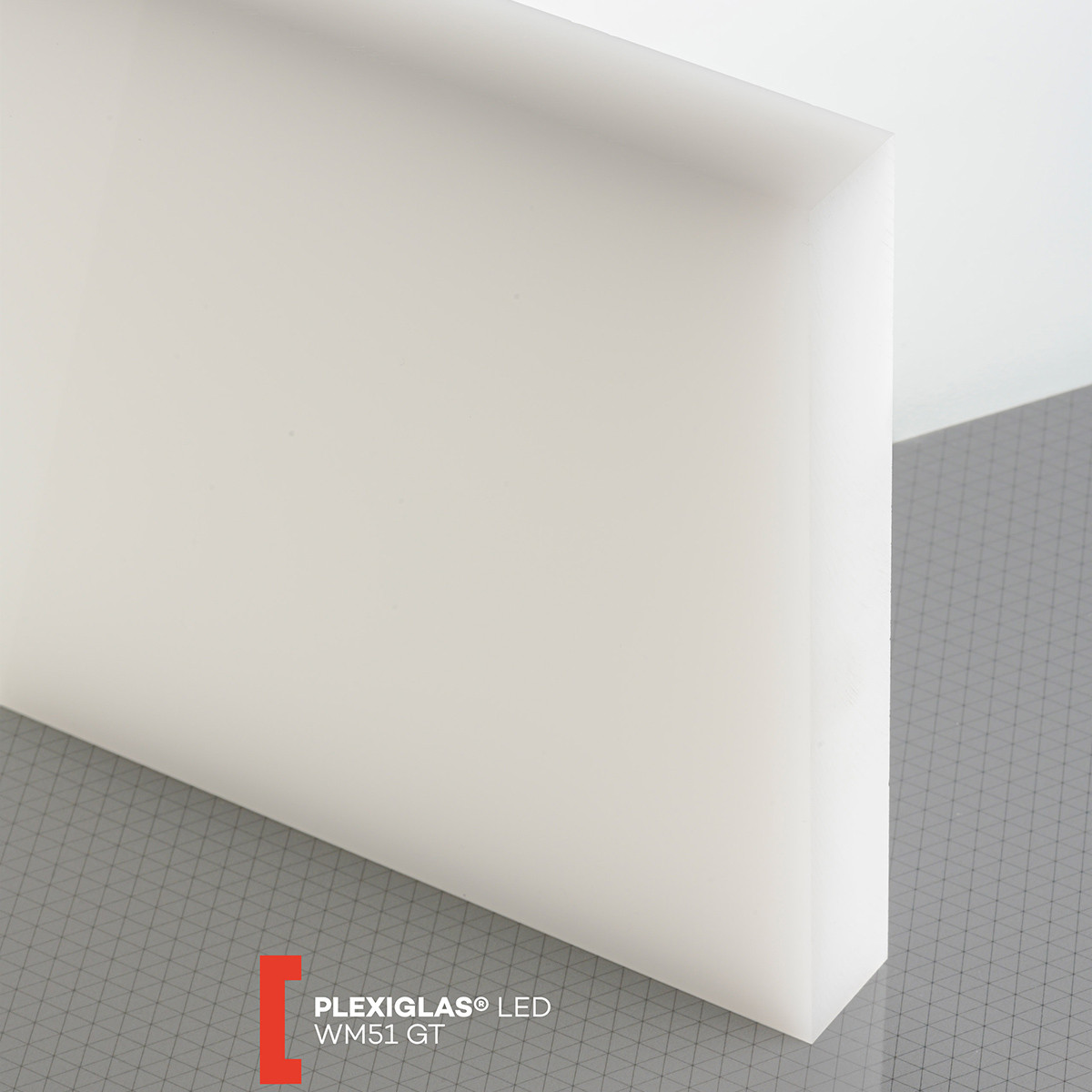 Plexiglas LED (3050x2030x15mm) WM51 balta