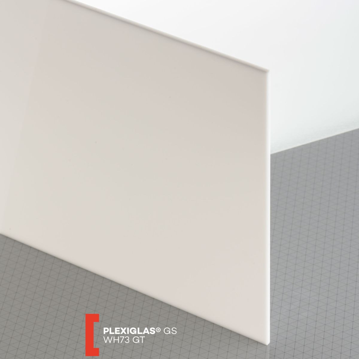 Plexiglas GS (3050x2030x3mm) WH73 balta (072)