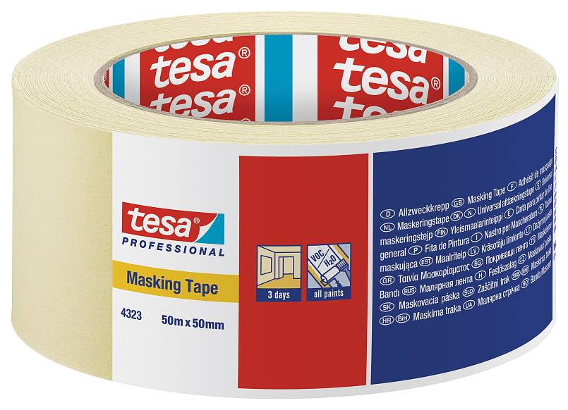 Apsauginė dažymo juosta Tesa 4323 (50mm x 50m)