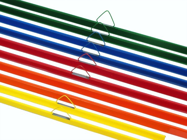 Metaliniai kraštai kalendorių gamybai 31 cm (juodi)