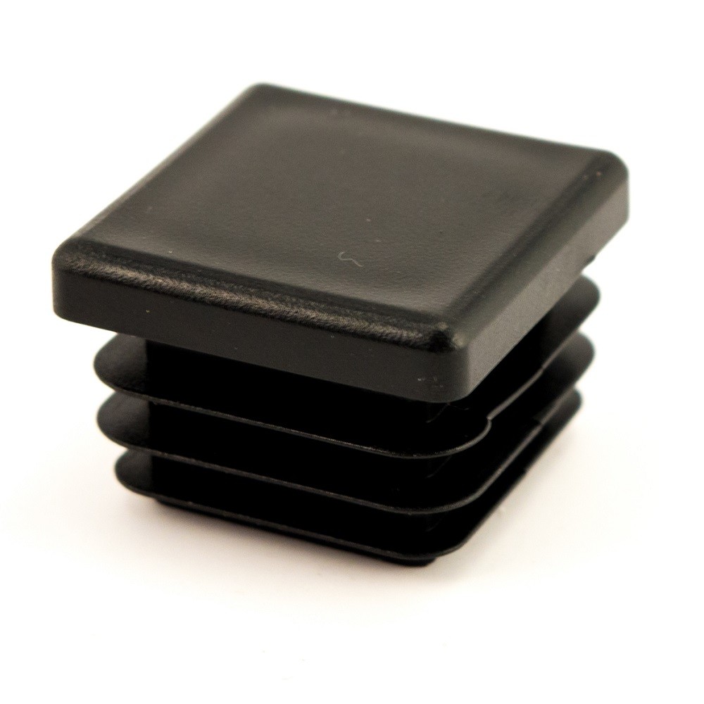 Dangteliai stačiakampiams profiliams (25x25x2mm) 305-25252-40, juoda
