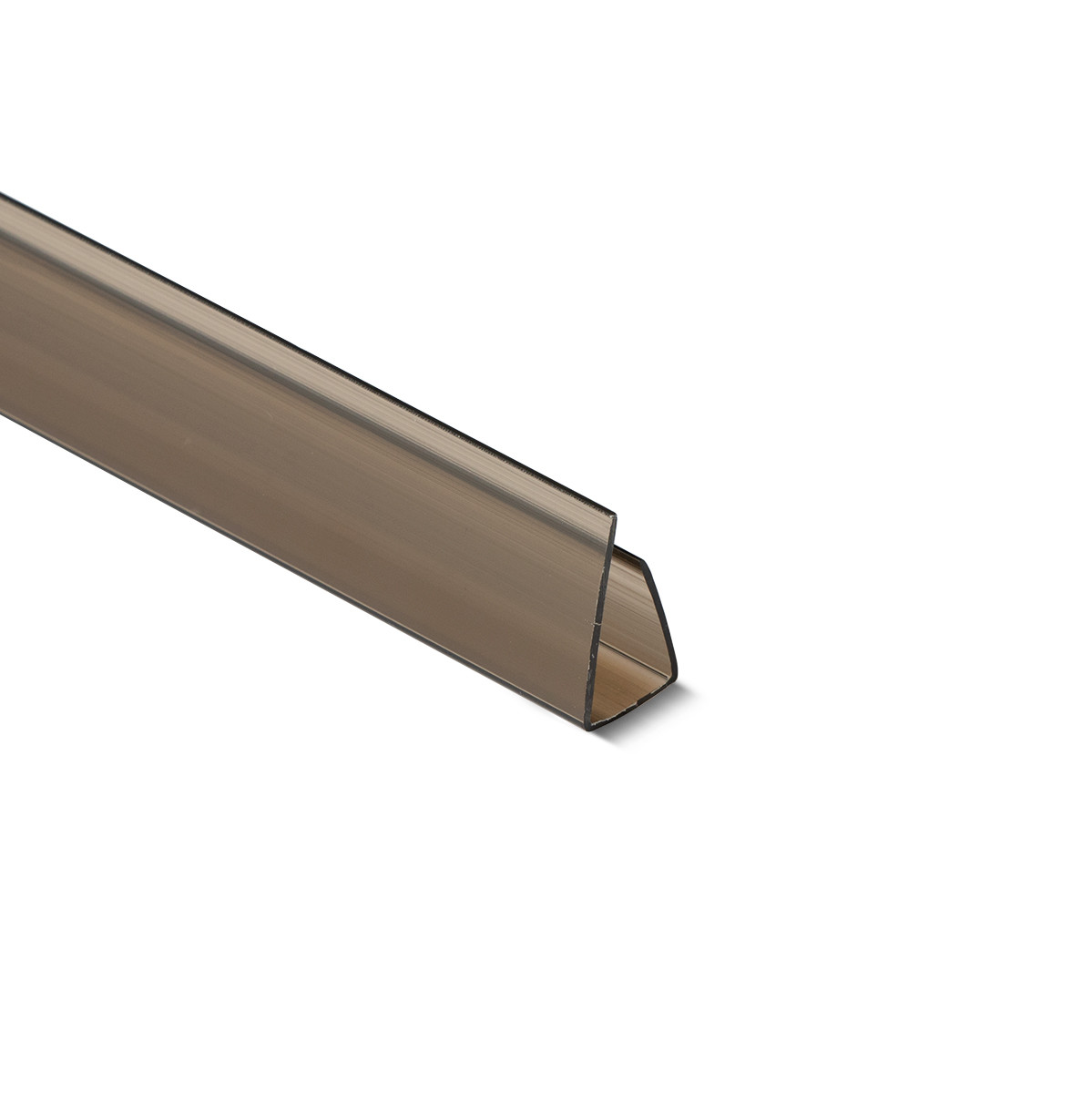 PC profilis U 10mm PAN bronza 2,1m