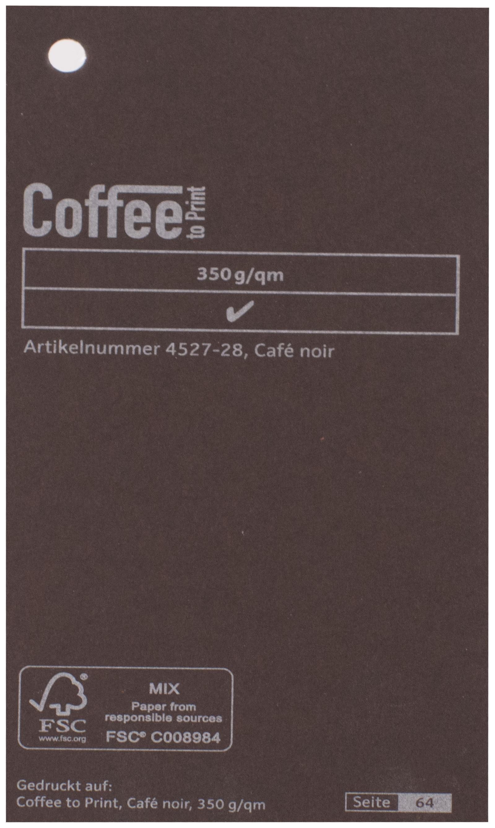 Spalvotas tekstūrinis dizaino popierius  Coffee to Print café noir sp. Nr.28 350g/m2 (100x70 cm)
